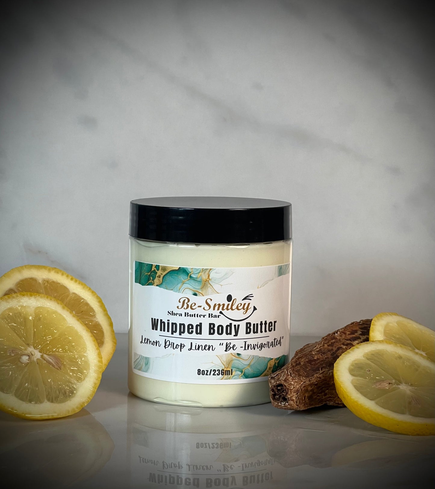 Lemon Drop Linen - "Be-Invigorated" Whipped Body Butter