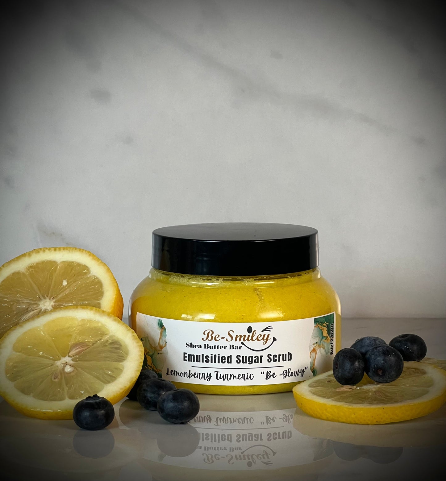 Lemonberry Turmeric Emulsified Sugar Scrub